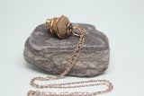 Wire Wrapped Acorn Necklace No.1