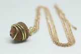 Wire Wrapped Acorn Necklace No.2