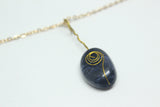 Wire Wrapped Sodalite Necklace