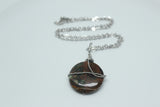 Jasper Disc Necklace