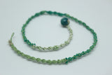 Multi-Green Wrap Bracelet