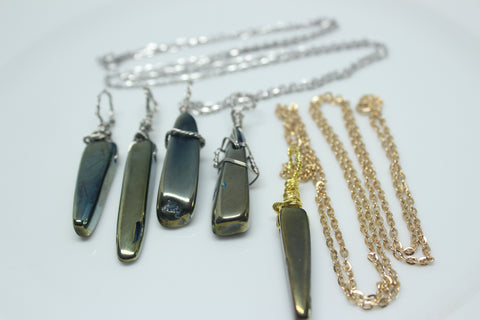 Hematite Wand Necklace