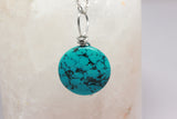 Turquoise Disc Necklaces