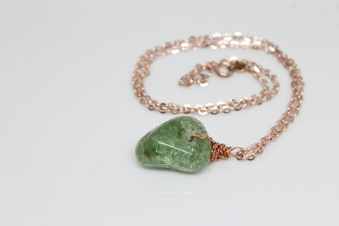 Green Crackle Quartz