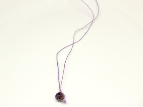 Single Amethyst Necklace (No closure)