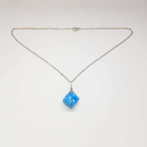 Sky Blue Druzy Quartz