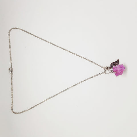 Pink Druzy Quartz 01